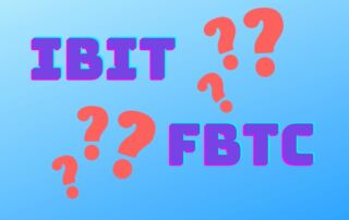 Décryptage d'IBIT et FBTC dans l'univers des ETF Bitcoin - canva